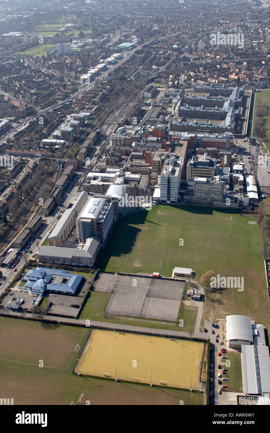 Hohen Niveau schrägen Luftbild West Königin Charlotte und Chelsea