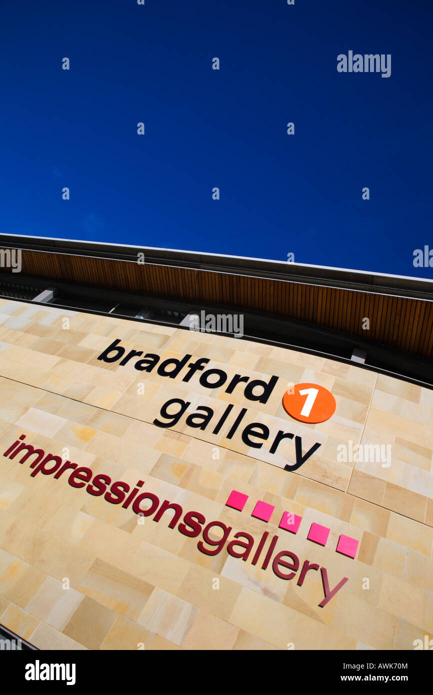 Impressionen Fotogalerie Bradford Yorkshire England Stockfoto