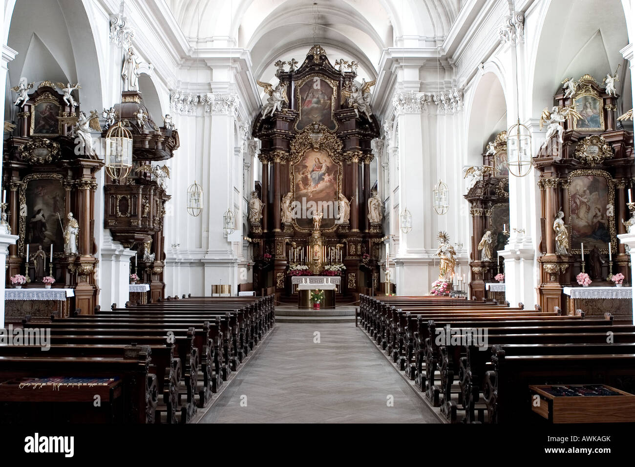 Katholische Kirche in Bamberg, Deutschland Stockfoto