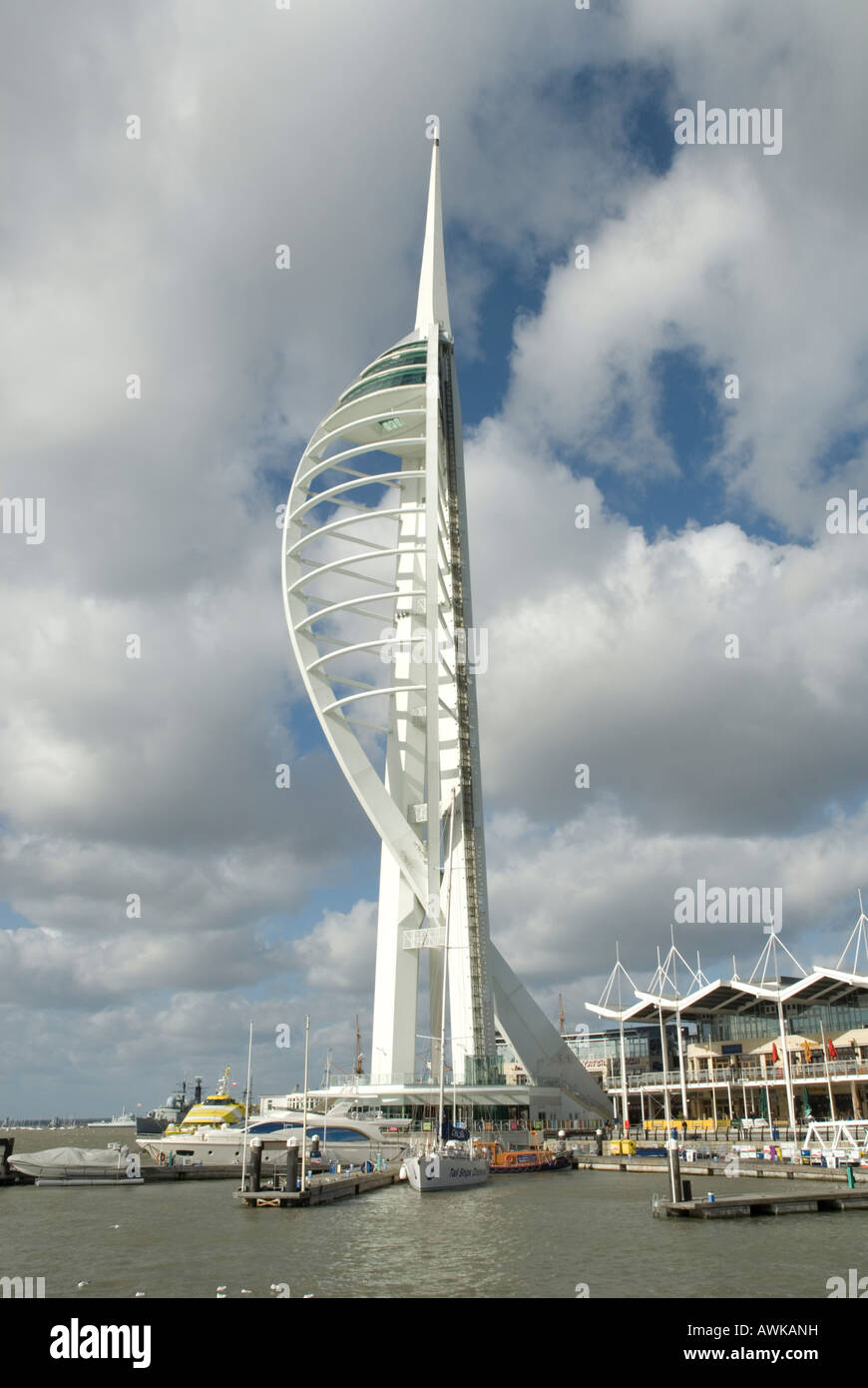 Spinnaker Tower in Portsmouth Gunwharf Quay Stockfoto