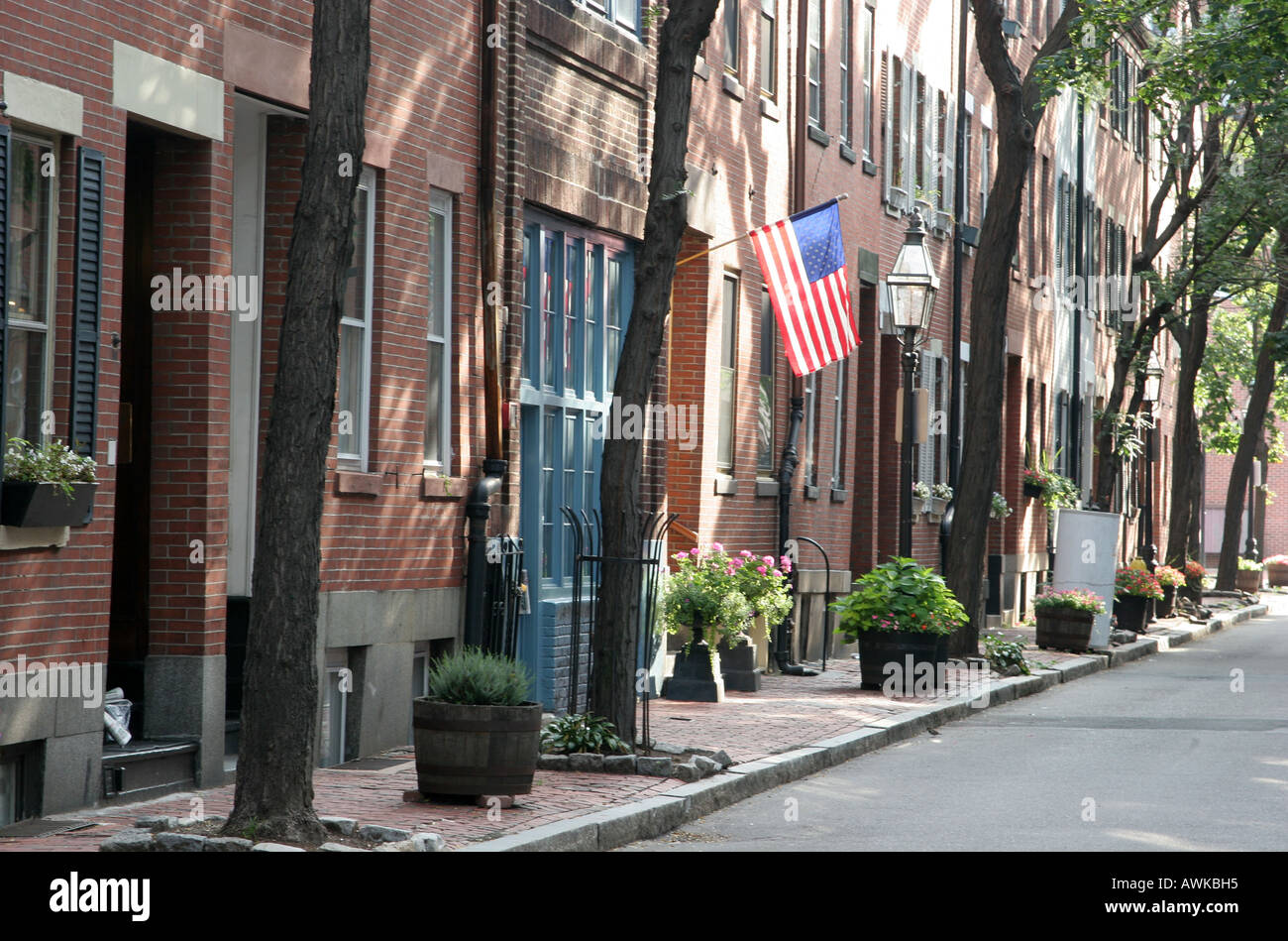 Bay Village in Boston Massachusetts, USA Stockfoto