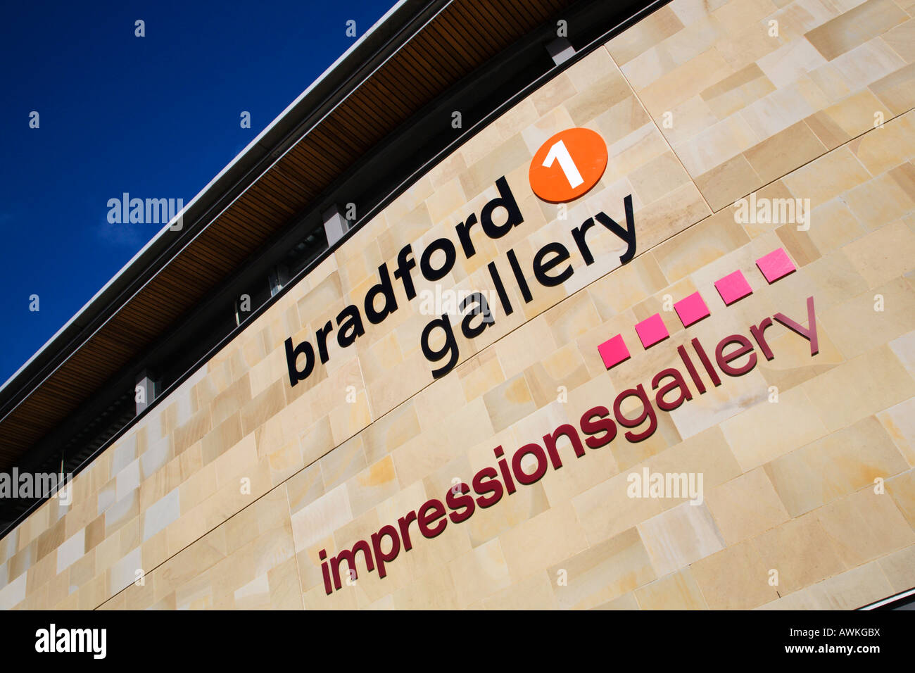 Impressionen Fotogalerie Bradford Yorkshire England Stockfoto