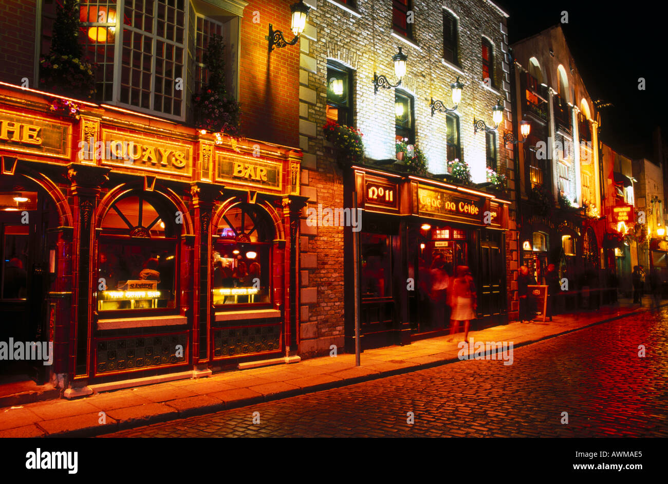 Fassade des Pub, Dublin, Republik Irland Stockfoto