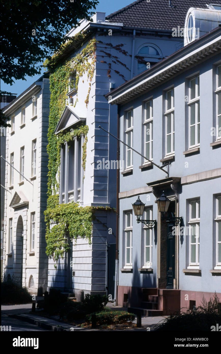 Patrizierhäuser in einer Reihe, Palmaille, Hamburg, Deutschland Stockfoto
