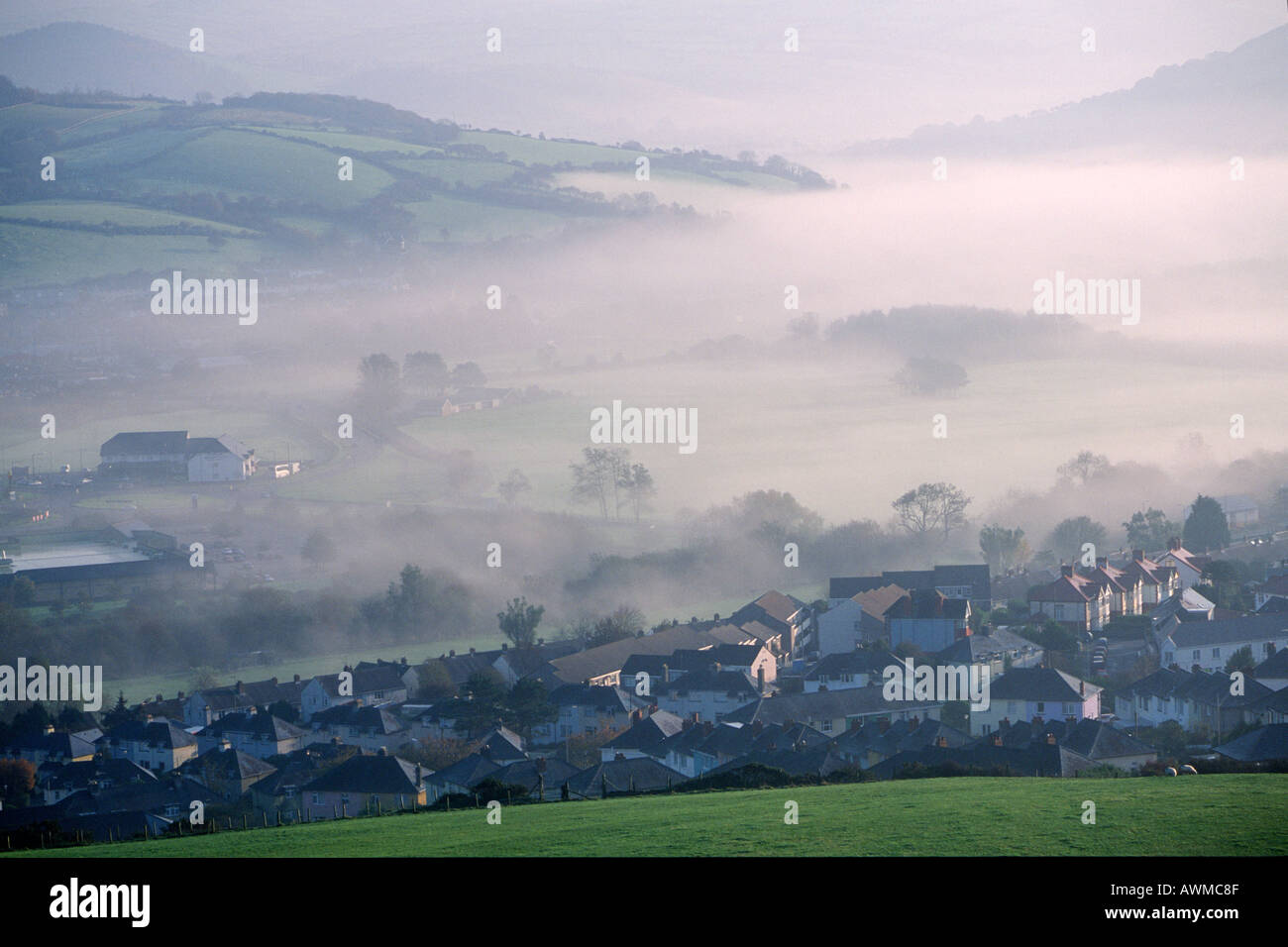 Rheidol Tal in der Nähe von Aberystwyth Ceredigion West Wales Stockfoto