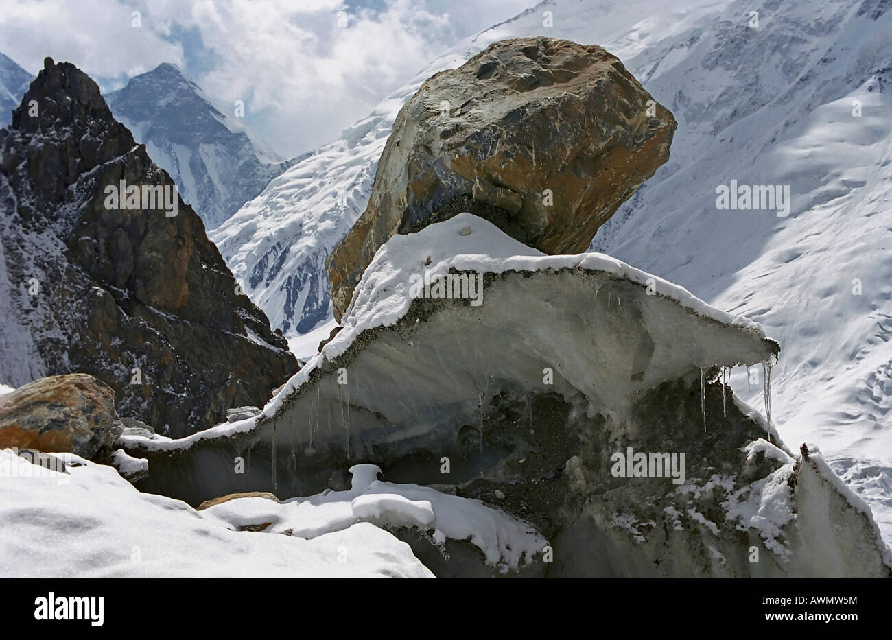 Das Gebirge Tien Shan, Zentralkasachstan. Stockfoto