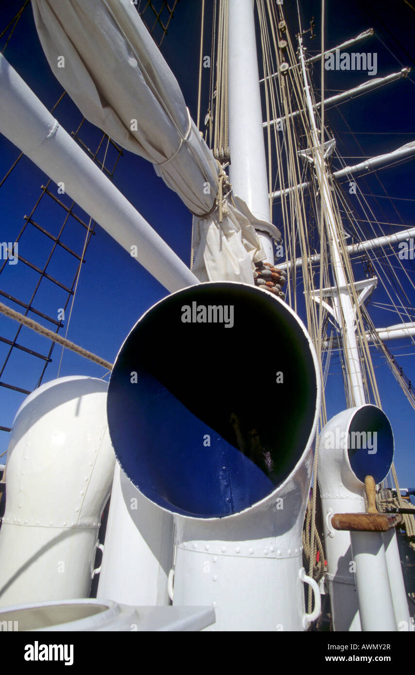 Drei-Mast-Segelschiff Amorina, Rotes Meer Stockfoto