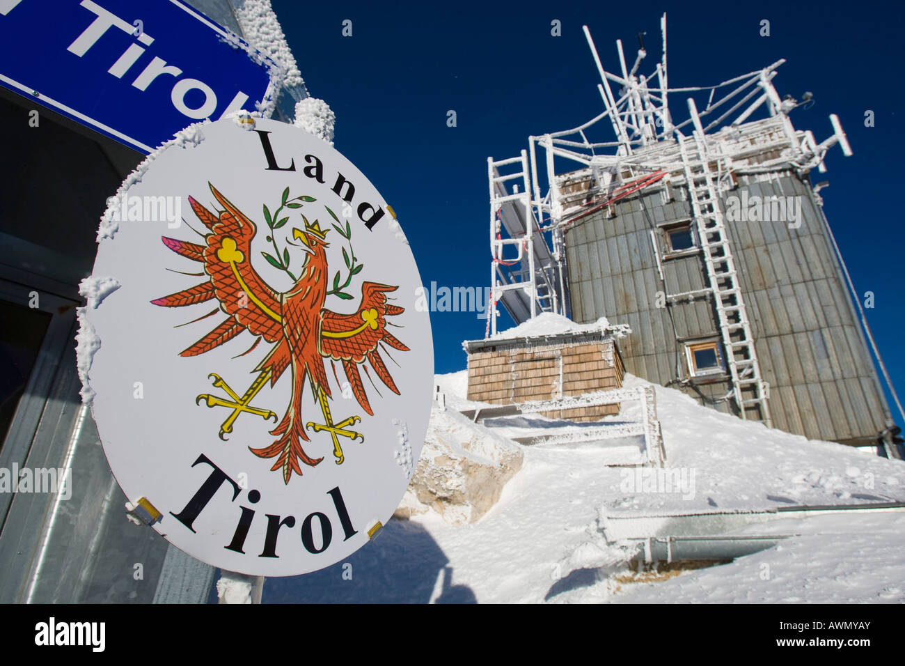 Österreichischer Seite th Grenze zwischen Österreich und Deutschland am