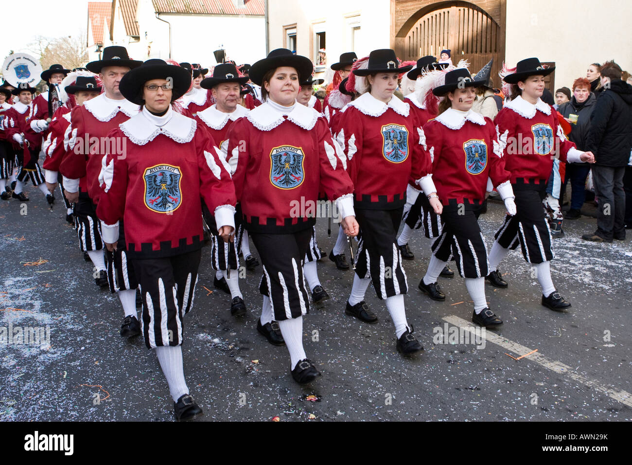 Karneval Parade, Hessen, Deutschland, Europa Stockfoto