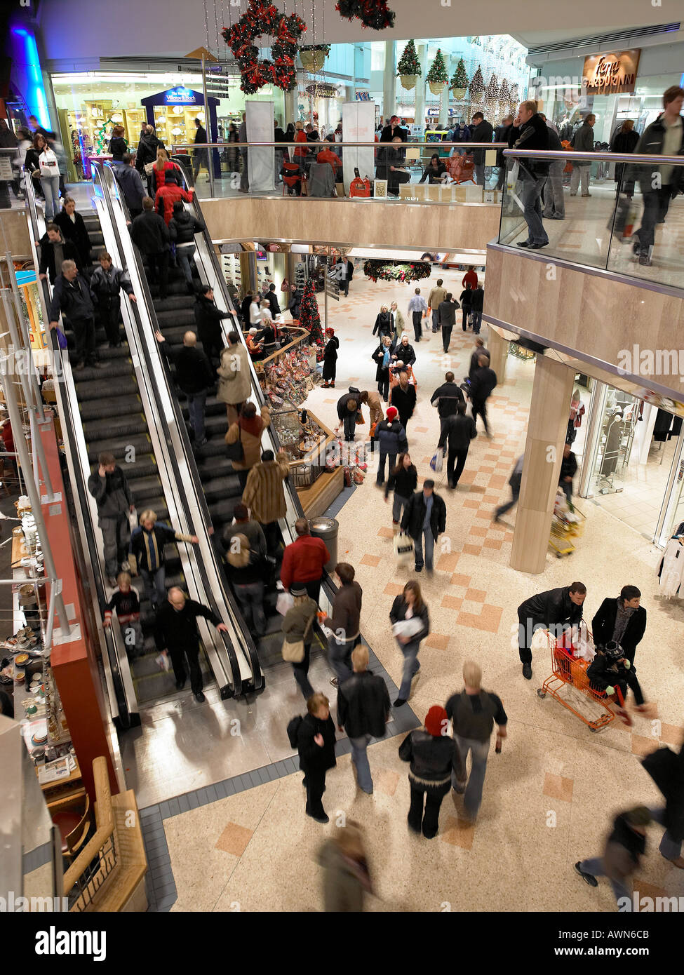 Kringlan Mall Reykjavik Island Stockfoto