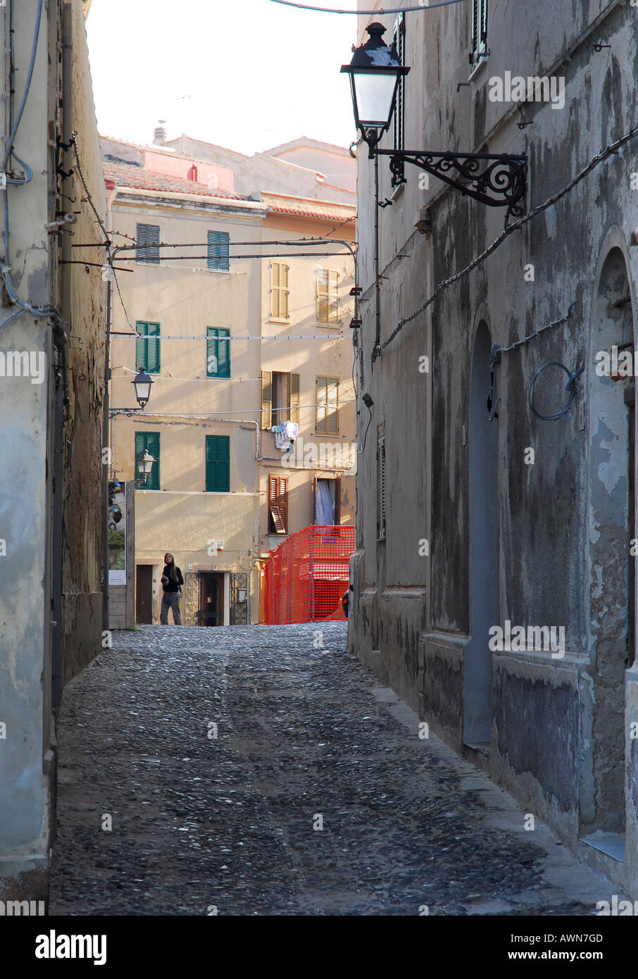 Alghero-Straße, Sardinien Stockfoto