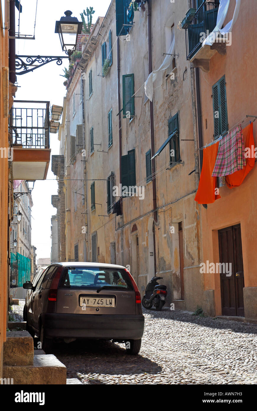 Alghero-Straße, Sardinien Stockfoto