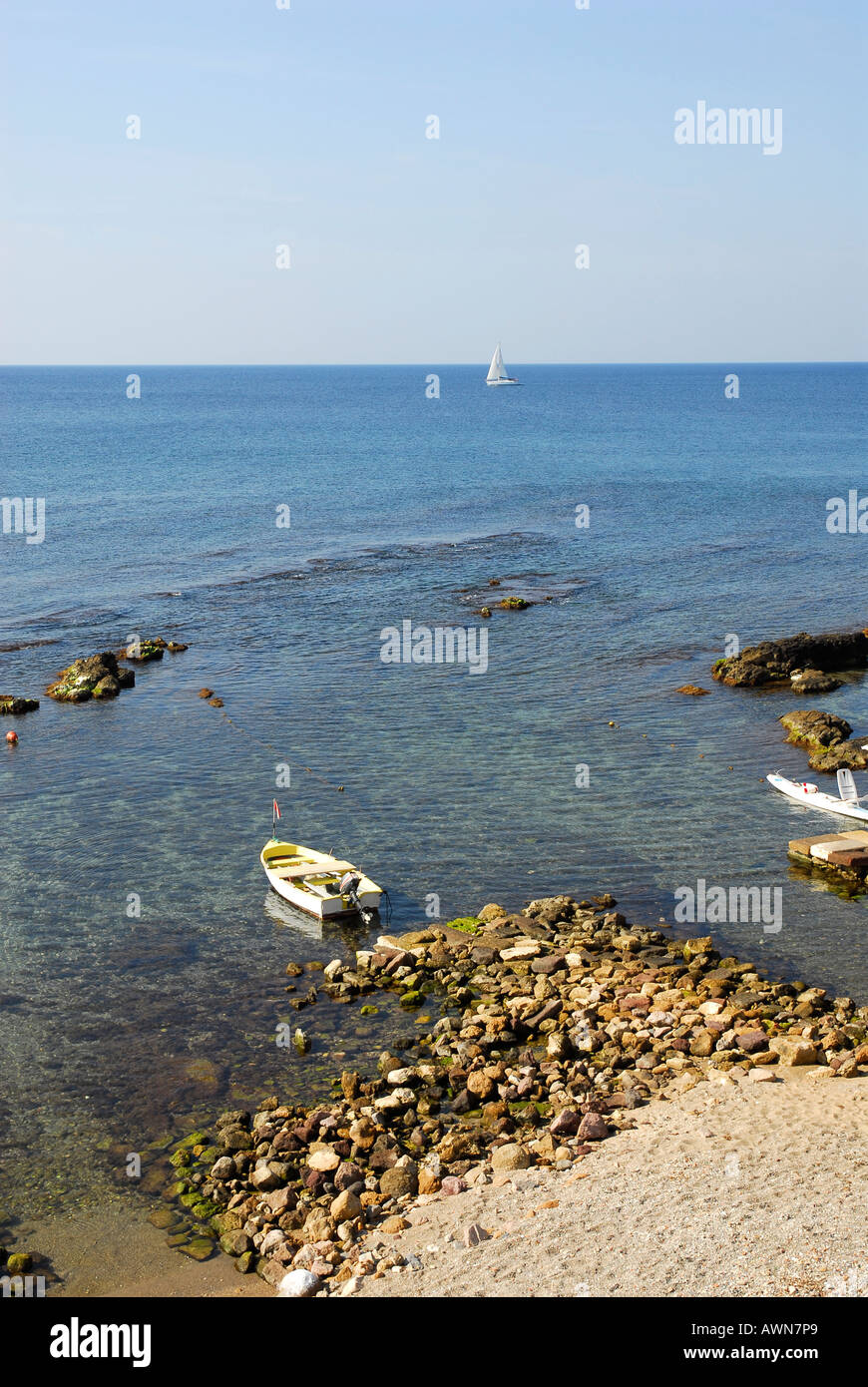 Alghero-Küste Stockfoto