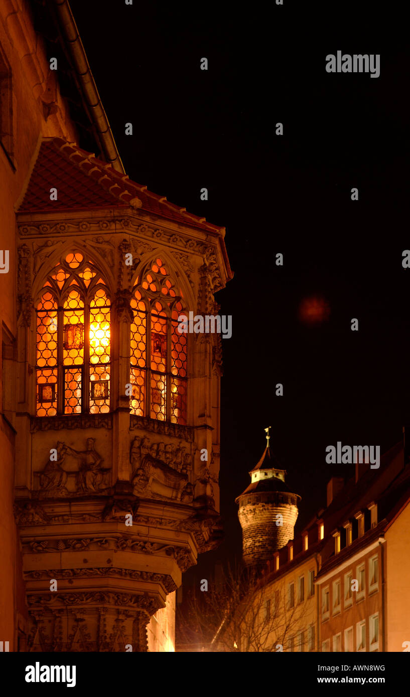 Sebalduskirche Kirche, Nürnberg, Franken, Bayern, Deutschland, Europa Stockfoto