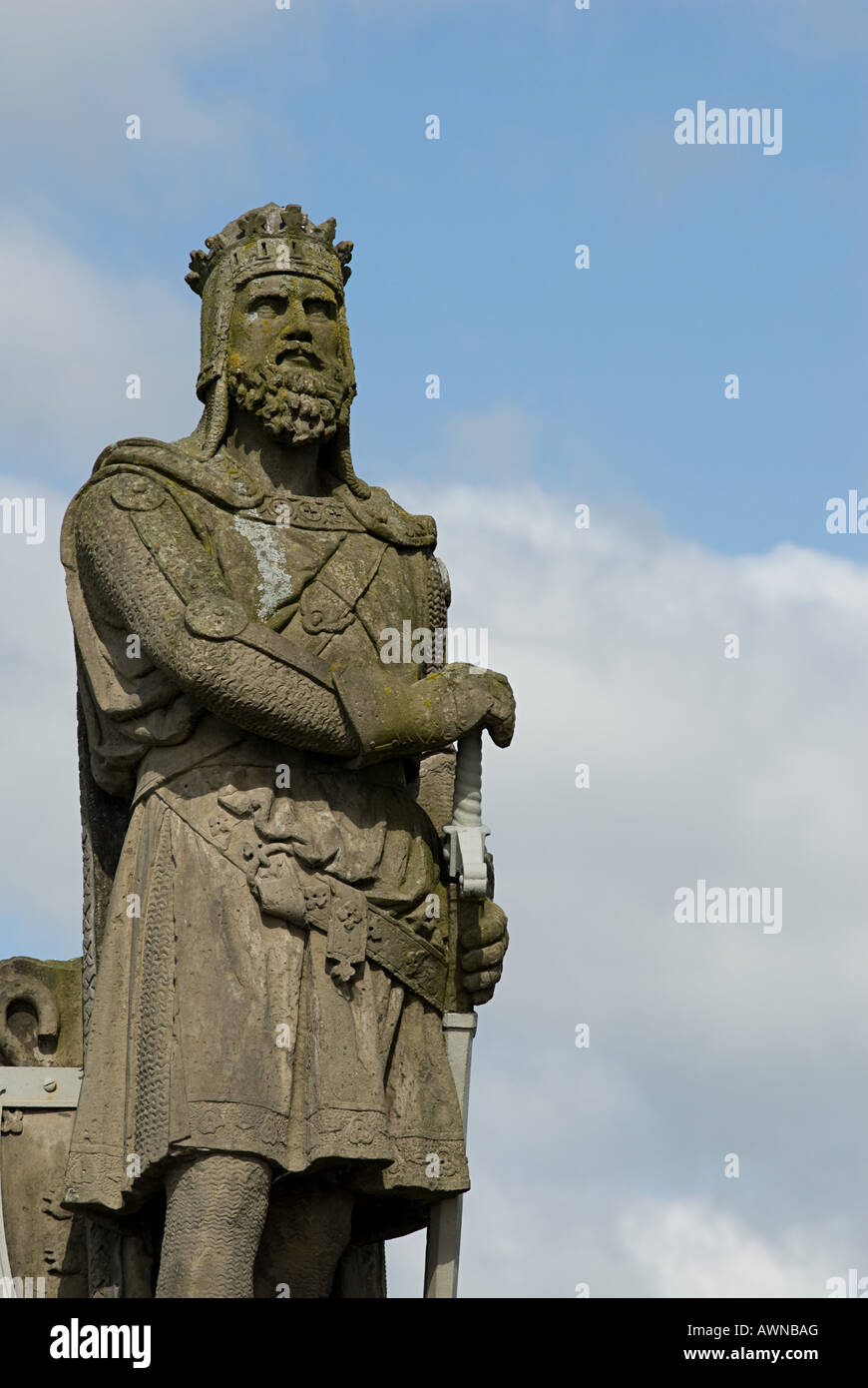 Robert der Bruce-statue Stockfoto