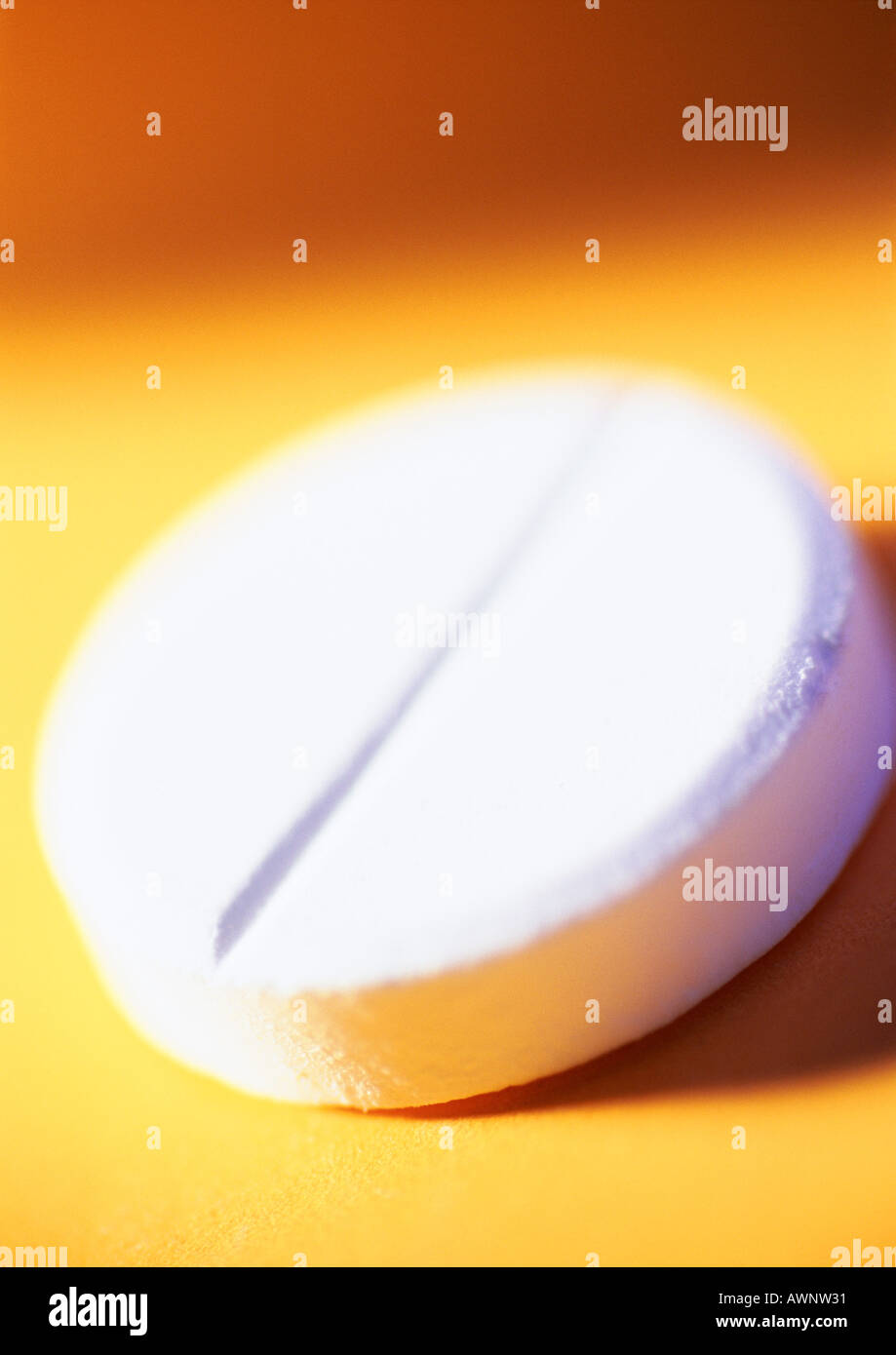 Medizin-Tablette, close-up Stockfoto