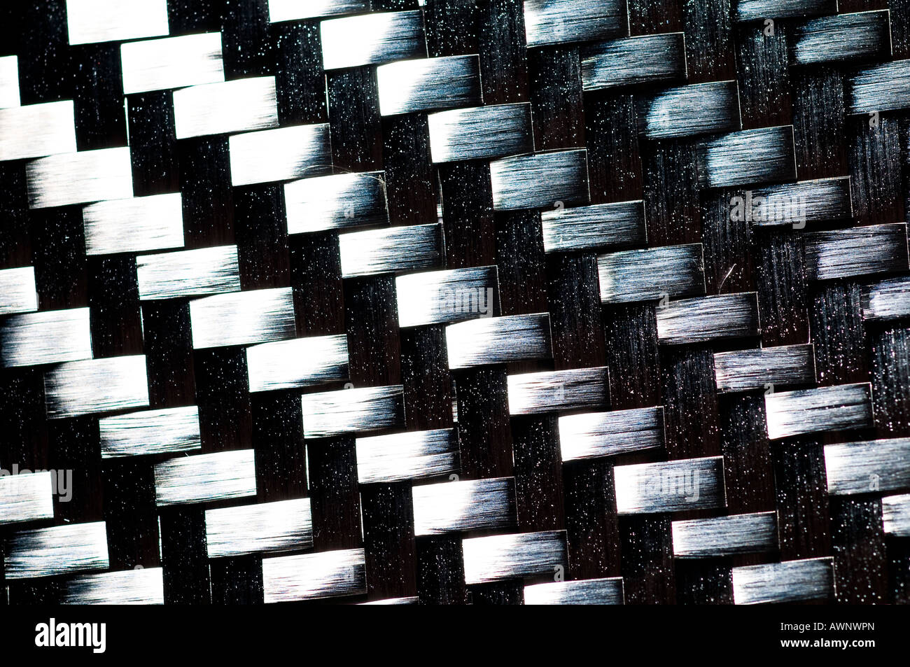 Tuch der gewebten Carbonheizfäden Stockfoto