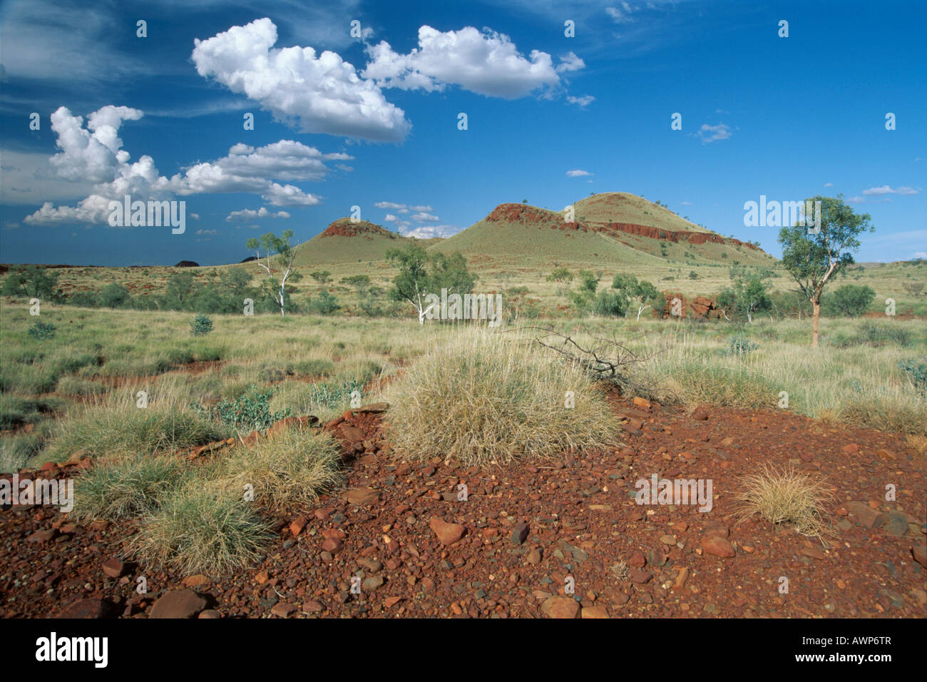 Blauer Himmel, Pilbara Region, Western Australia, Australien, Ozeanien Stockfoto