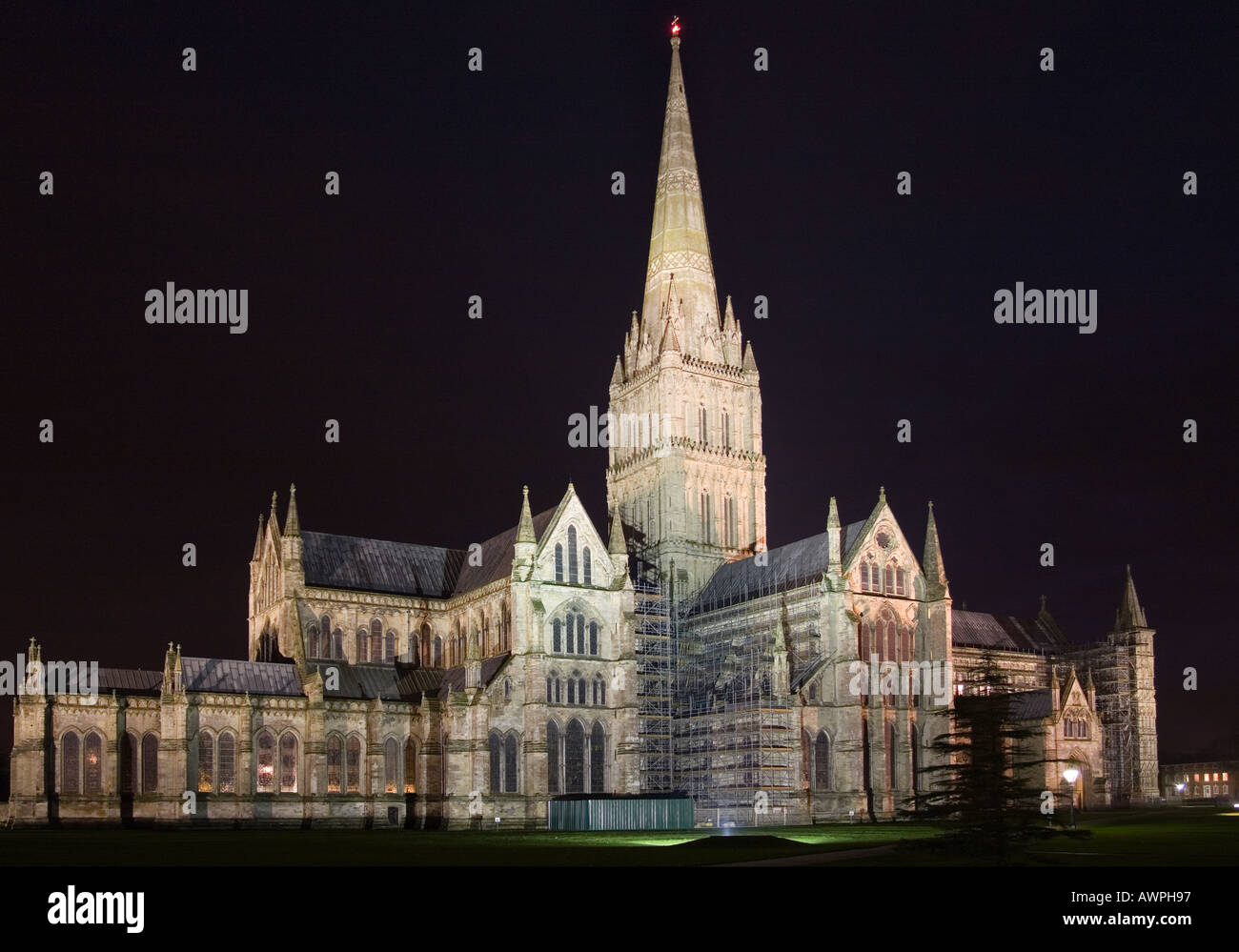 Kathedrale von Salisbury - Wiltshire Stockfoto
