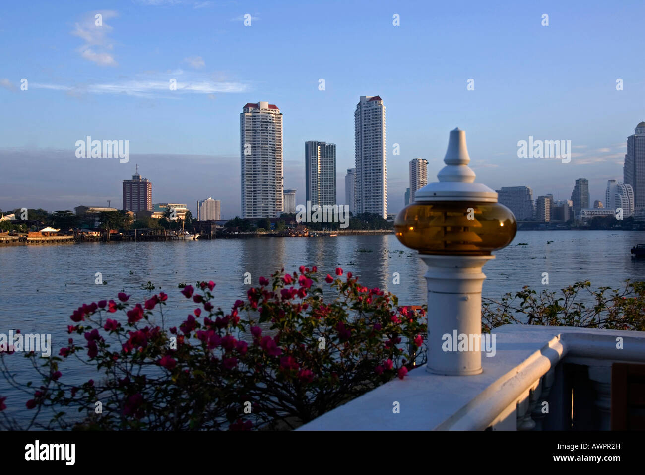 Fluss Chao Phraya, Bangkok, Thailand Stockfoto