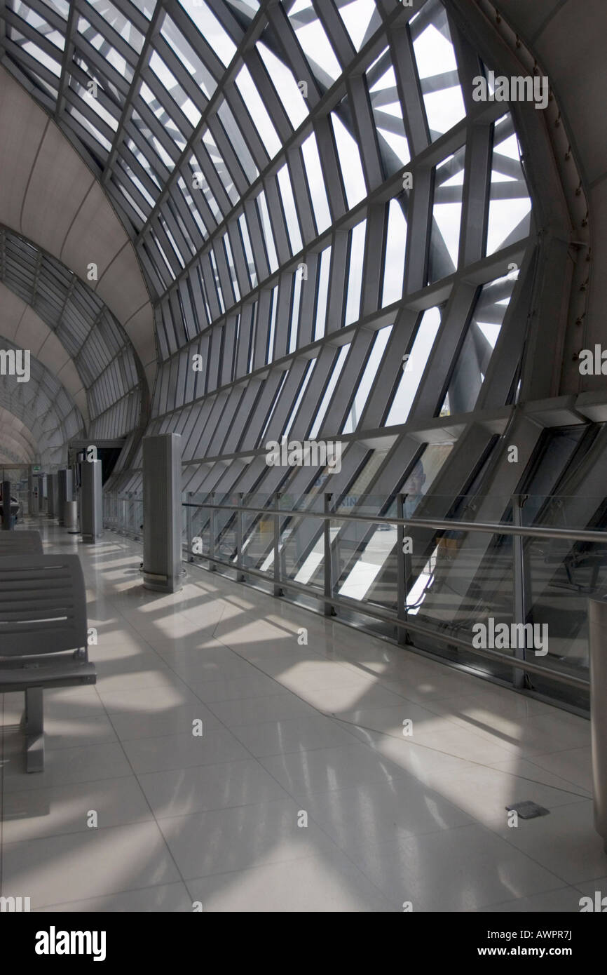 Der neue Flughafen Suvarnabhumi, Bangkok, Thailand, Asien Stockfoto