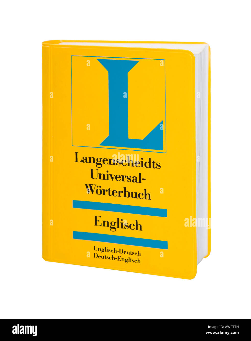 Ein Wordbook English - Deutsch Stockfoto