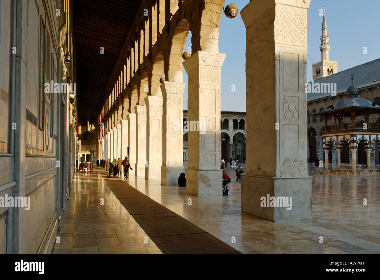 Umayyad Moschee in Damaskus, Syrien Stockfoto