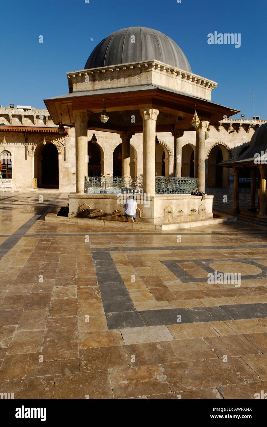 Umayyaden-Moschee in Aleppo, Syrien Stockfoto