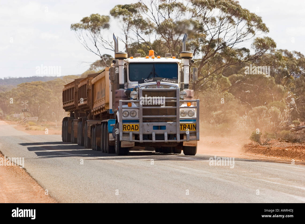 Road Train, Westaustralien, WA, Australien Stockfoto