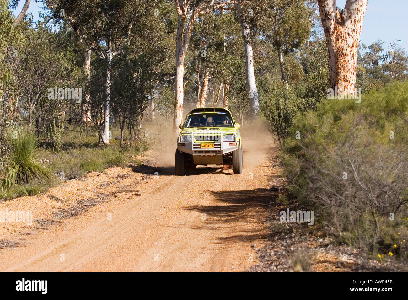 Western Australia, Australien Safari Rallye 2007, Allradantrieb, outback, WA, Australien Stockfoto