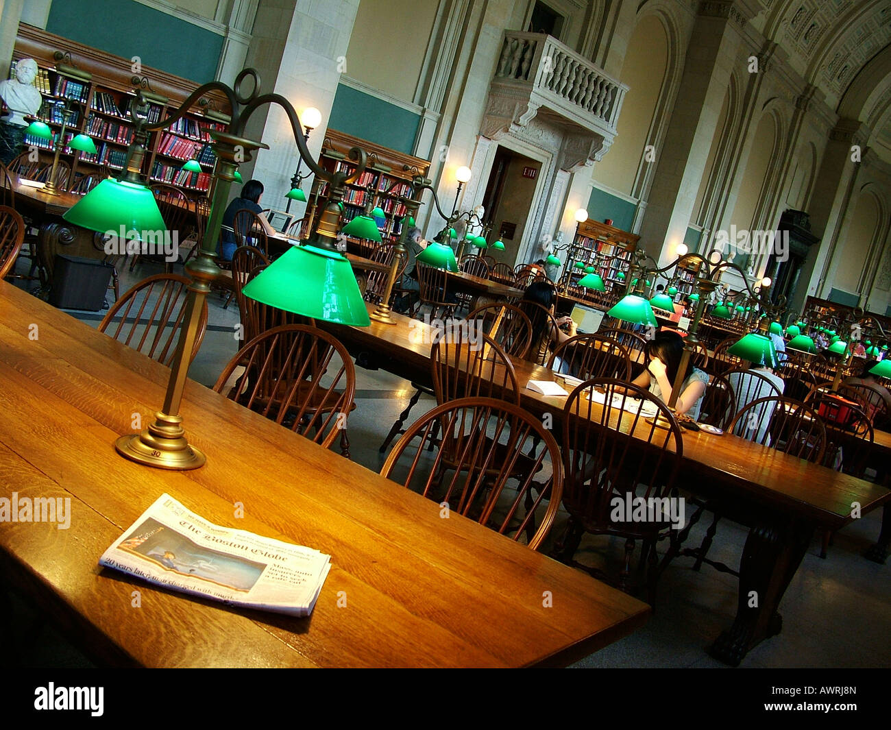 Boston Public Library Stockfoto