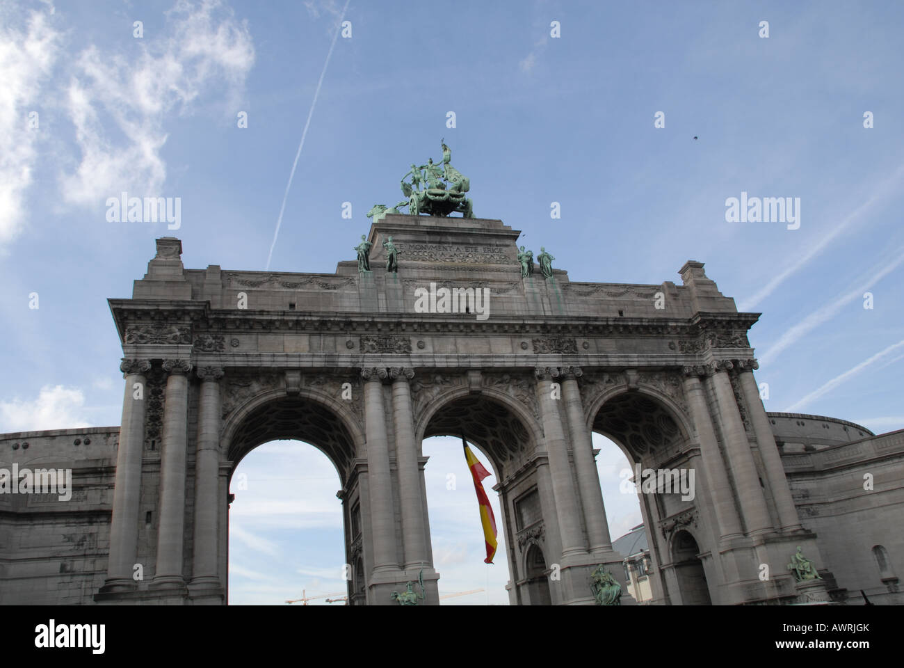 Arc de Triomphe, Le Cinquantenaire Stockfoto