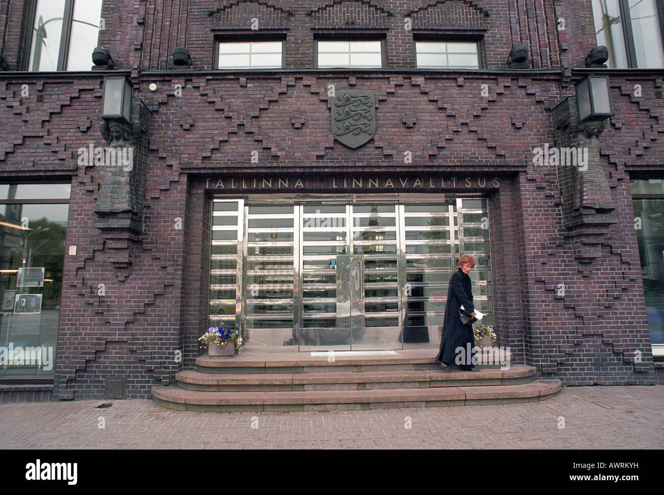 Gemeindeamt im Zentrum von Tallinn, Estland Stockfoto