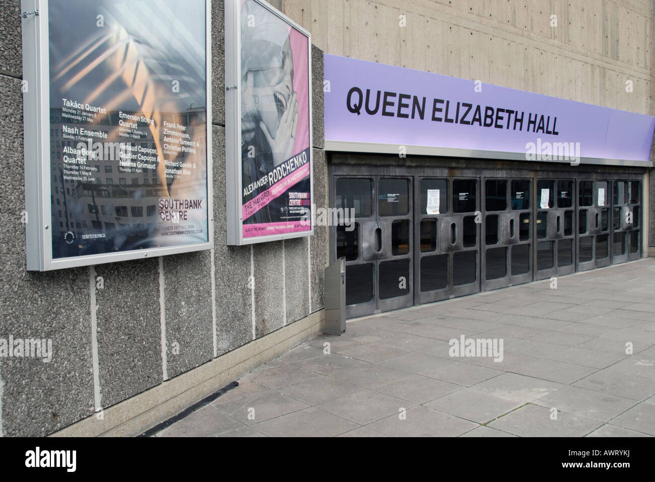 Queen Elizabeth Hall im South Bank Centre, London, England Stockfoto