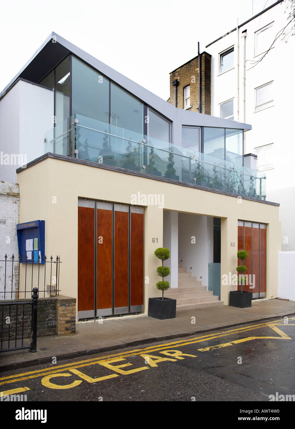 PRIVATHAUS, LONDON, UK Stockfoto