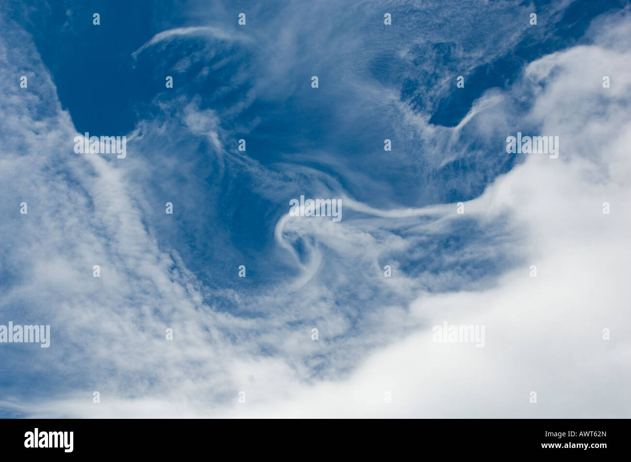 Wolken Anden, CHILE Stockfoto