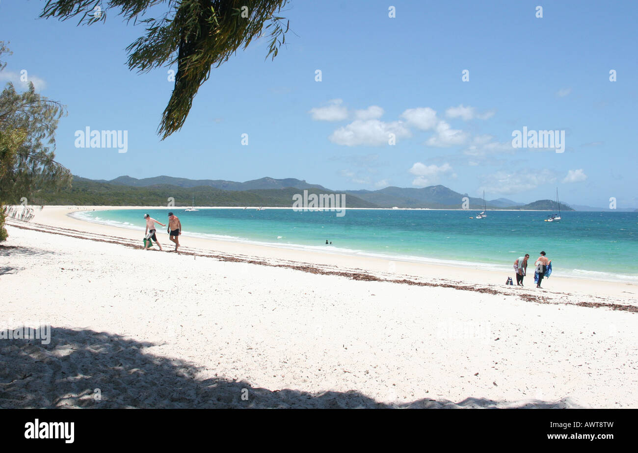 Whitehaven Beach, Whitsunday Islands, Australien Stockfoto