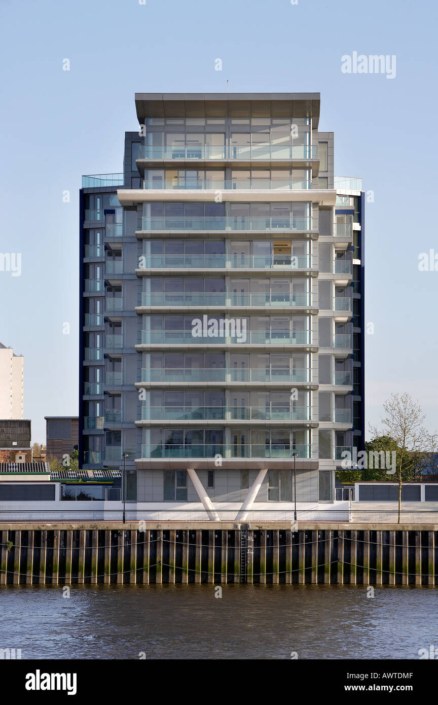 RIVERSIDE VIERTEL, LONDON, UK Stockfoto