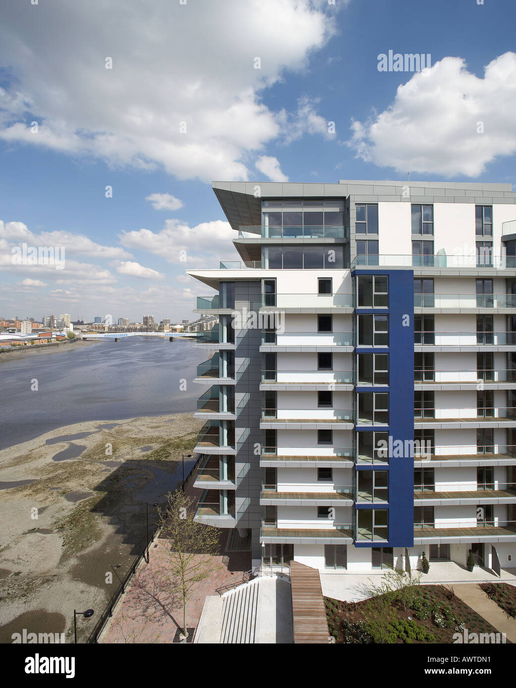 RIVERSIDE VIERTEL, LONDON, UK Stockfoto