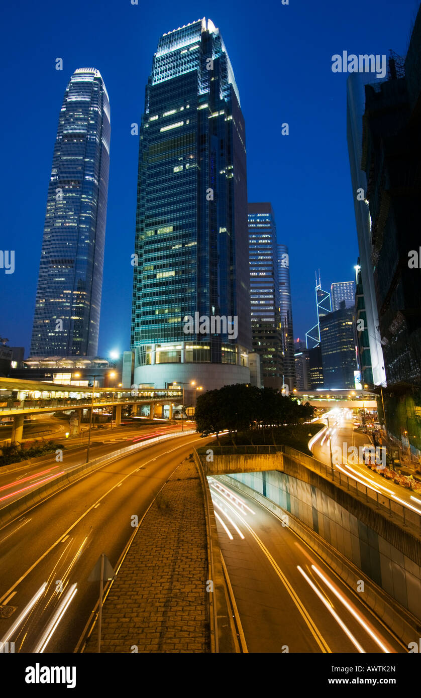 "IFC-Gebäude in der Central Business District von Hong Kong" Stockfoto