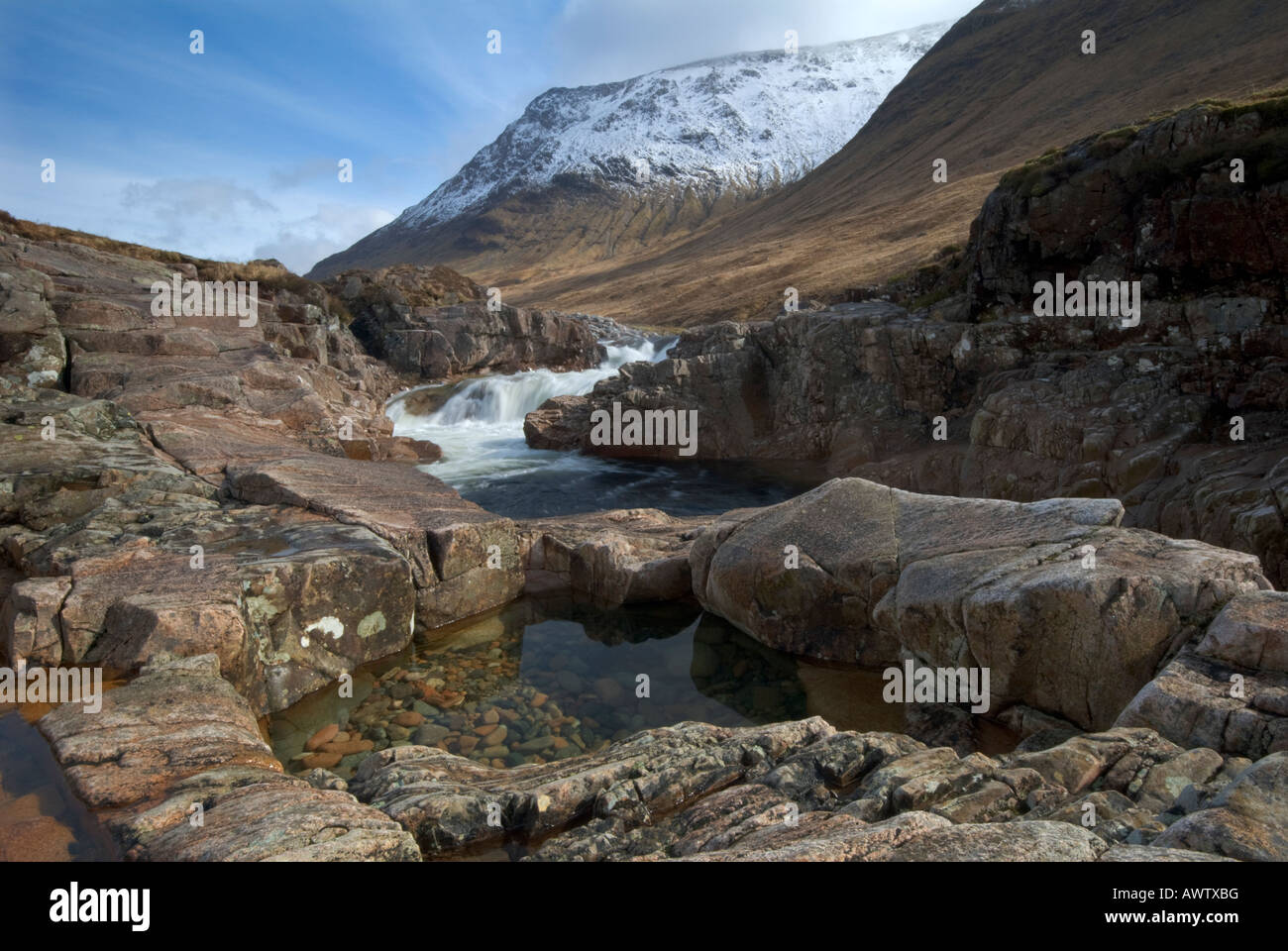 Glen Etive, Schottland Stockfoto