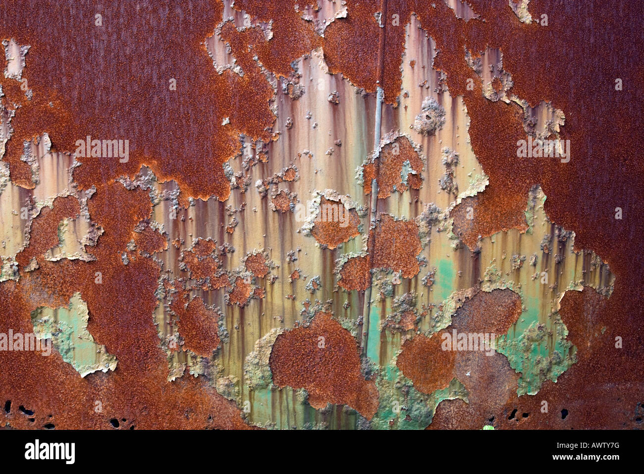 Verrosteten tank Abstract Stockfoto
