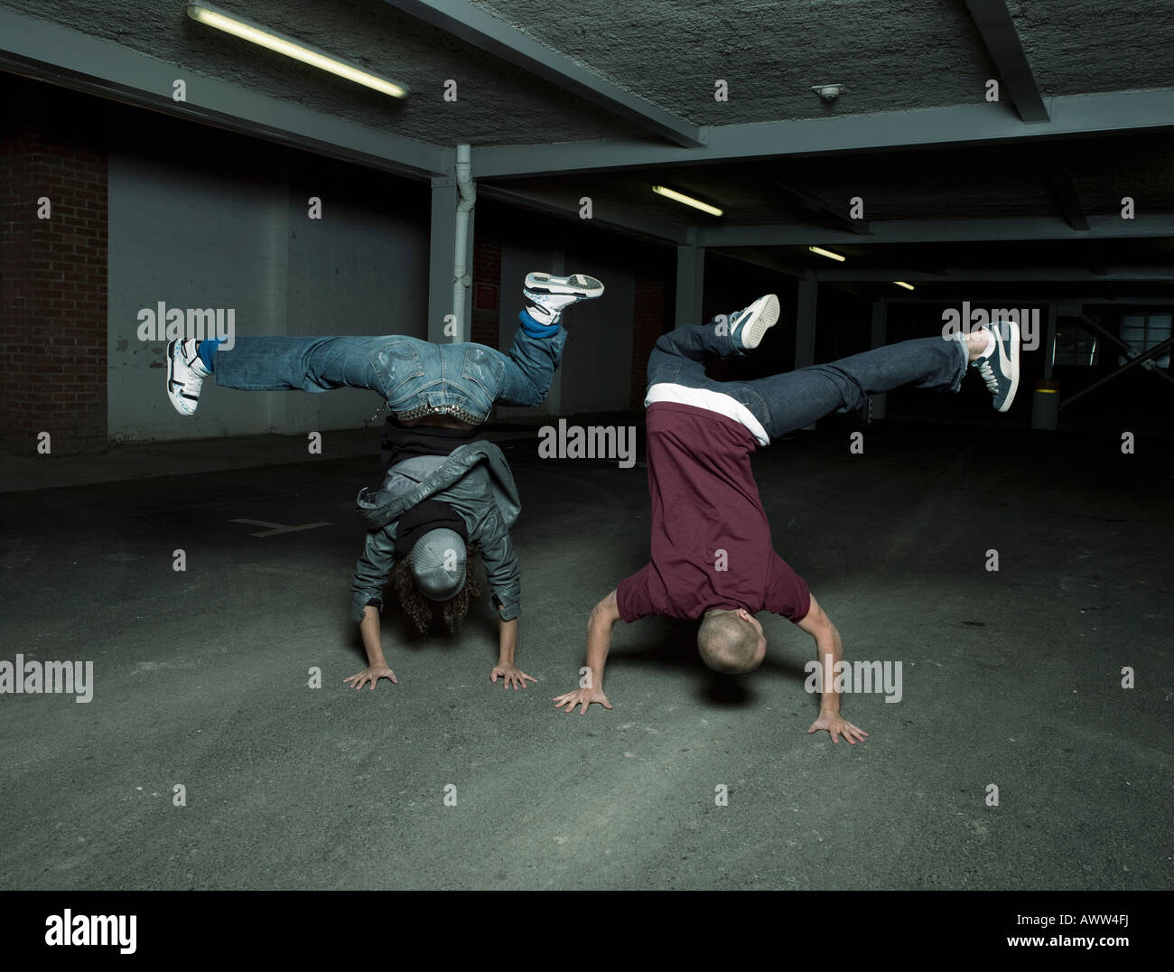 Breakdancer Stockfoto