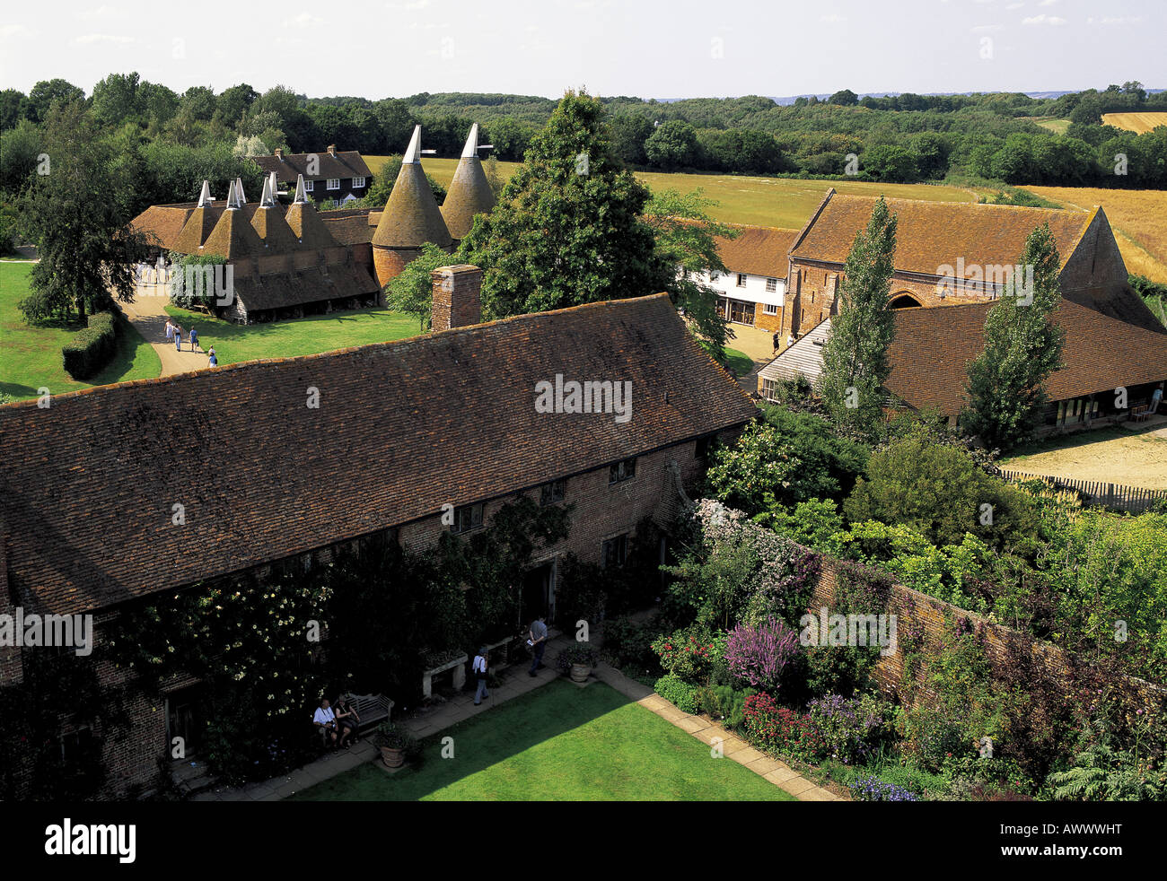 Landschaft von Sissinghurst, Kent, England Stockfoto