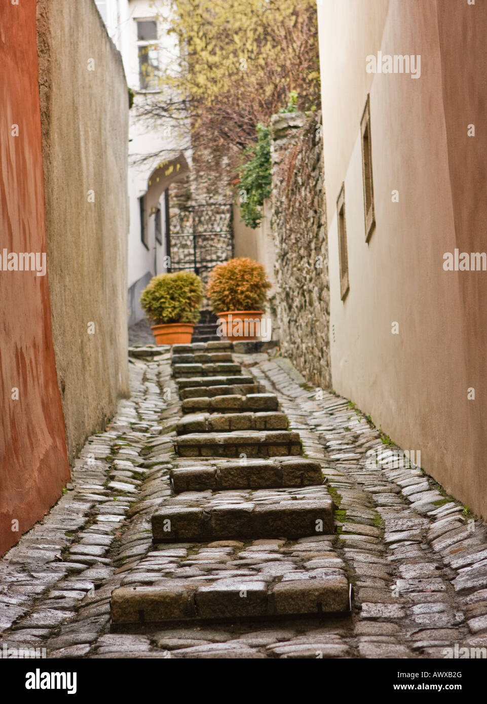 Gasse in der Altstadt, Bratislava, Slowakei Stockfoto