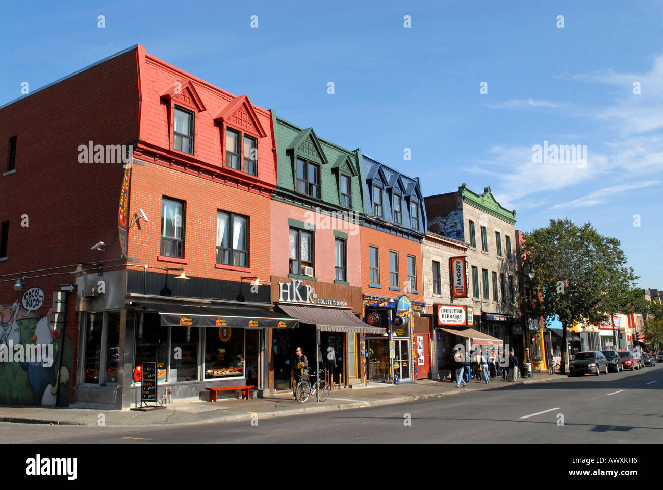 St Lawrence Boulevard auch genannt Main Boulevard Stadt Montreal Provinz von Quebec Kanada Stockfoto