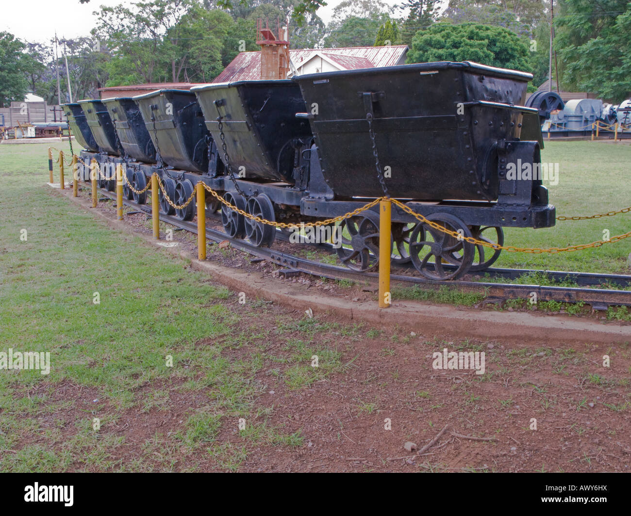Cullinan Diamond Mine-u-Bahn Fahrzeug Stockfoto