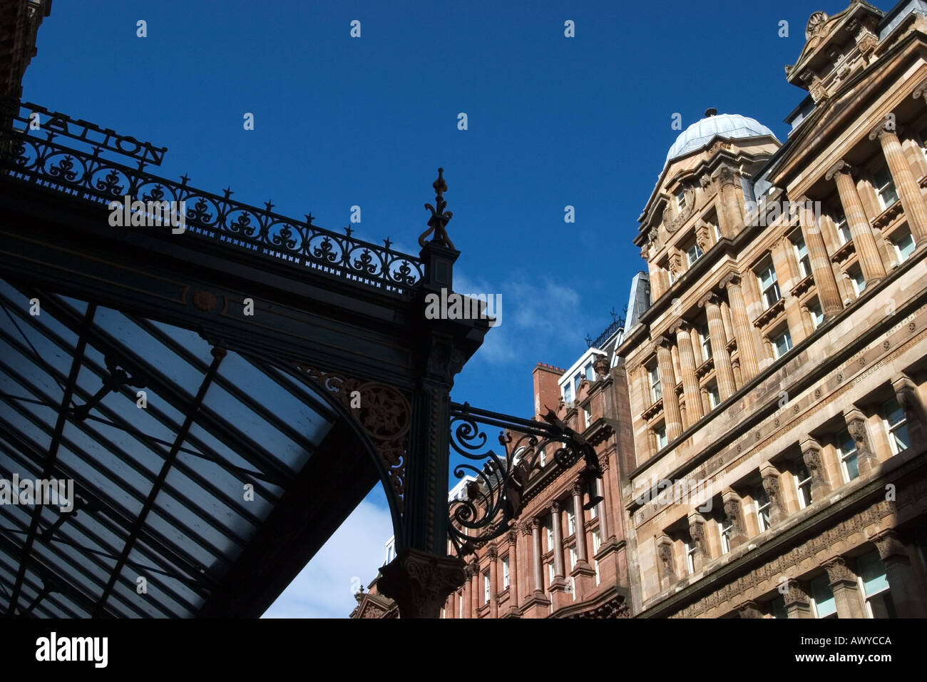 Glasgow Central Station Stockfoto