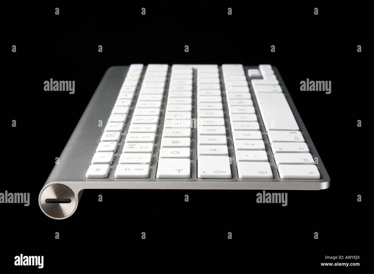 Apple Mac Silber Tastatur Stockfoto
