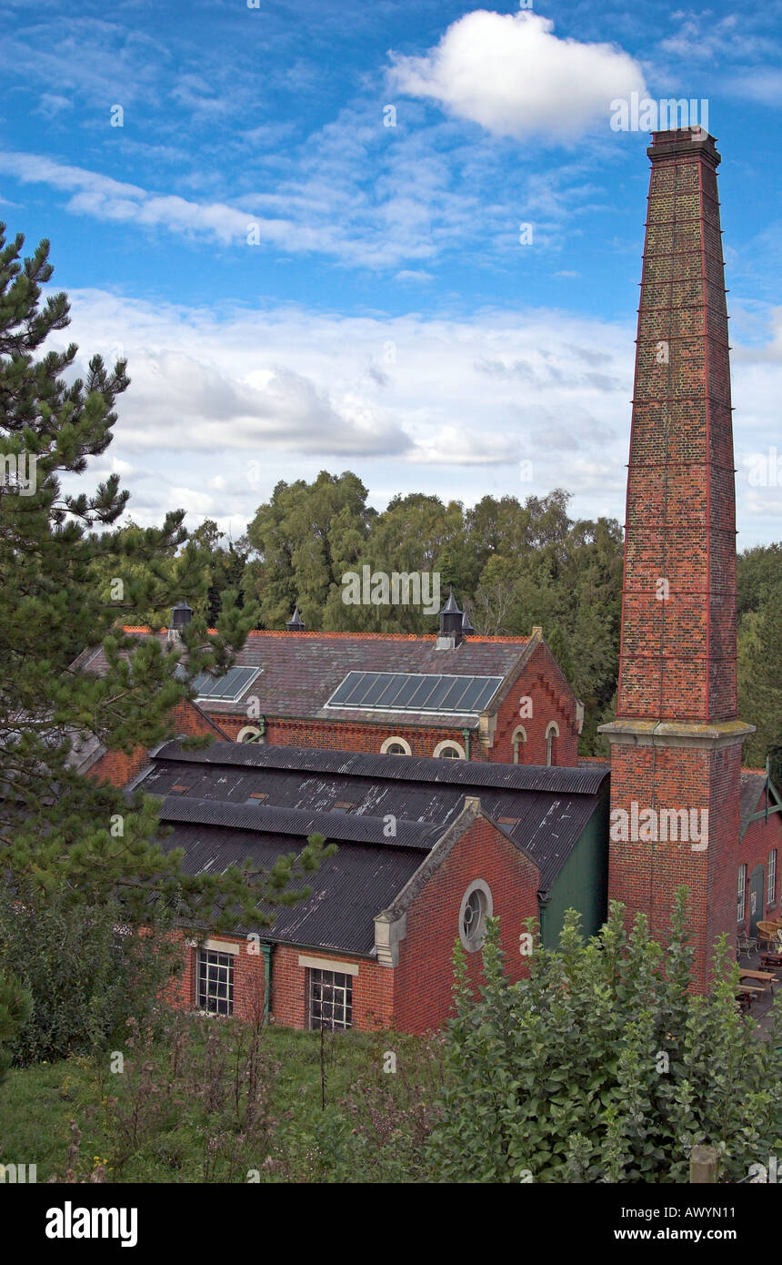 Reichskolonialamtes Wasserwerk in der Nähe von Winchester, Hampshire Stockfoto